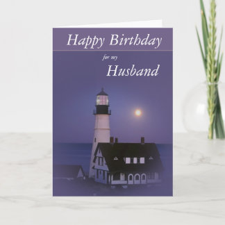 Carte d'anniversaire du phare