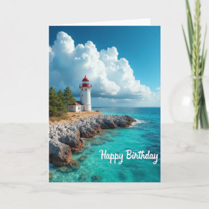Carte d'anniversaire du phare panoramique