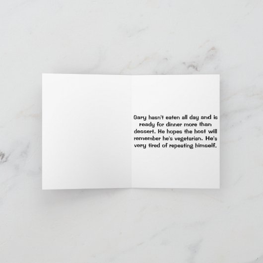 Carte d'anniversaire du phoque (Intérieur)