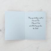 Carte d'anniversaire du phoque du port (Intérieur)