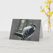 Carte d'anniversaire du pic (Fleur jaune)