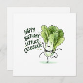 Carte d'anniversaire du pied de page (Devant / Derrière)