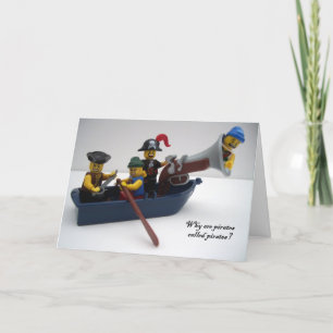 Carte d'anniversaire du pirate