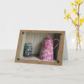 Carte d'anniversaire du plateau principal (Fleur jaune)