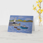 Carte d'anniversaire du port d'Arty St.Ive ajouter (Fleur jaune)