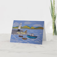 Carte d'anniversaire du port d'Arty St.Ive ajouter