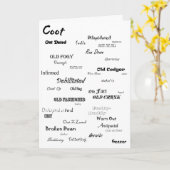 Carte d'anniversaire du poulet du printemps (Fleur jaune)