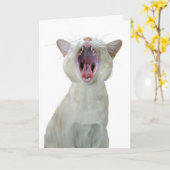 Carte d'anniversaire du propriétaire (Fleur jaune)