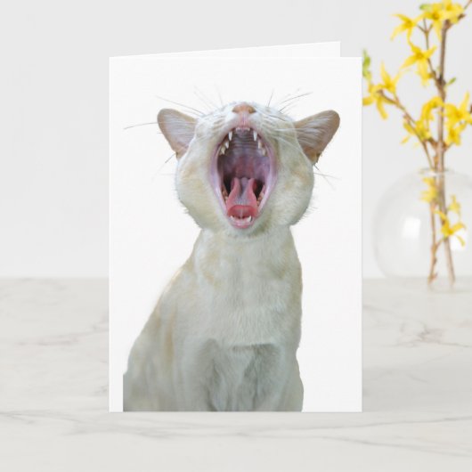 Carte d'anniversaire du propriétaire (Fleur jaune)