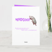 carte d'anniversaire du rat zèbre (Dos)