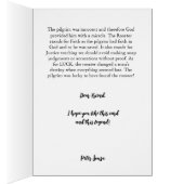 Carte d'anniversaire du Rooster portugais de Barce (Intérieur (Droit))