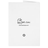 Carte d'anniversaire du ruban rose (Dos)