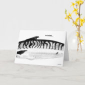 Carte d'anniversaire du Saint-Maquereau (Fleur jaune)