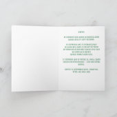 Carte d'anniversaire du signe des Gémeaux verts (Intérieur)