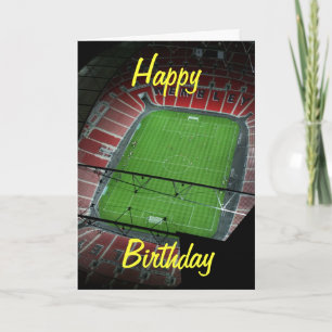 Carte d'anniversaire du stade de Wembley