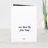 Carte d'anniversaire du tigre (Dos)