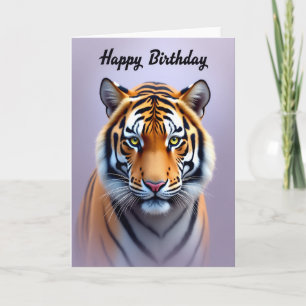 Carte d'anniversaire du Tigre Royal