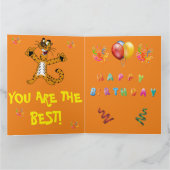 CARTE D'ANNIVERSAIRE DU TIGROTTO (Intérieur)