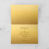 Carte d'anniversaire du Zodiac Chat vietnamien (Intérieur)