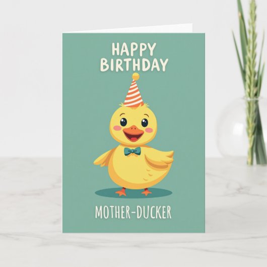 Carte d'anniversaire Duckie Sweet (Devant)