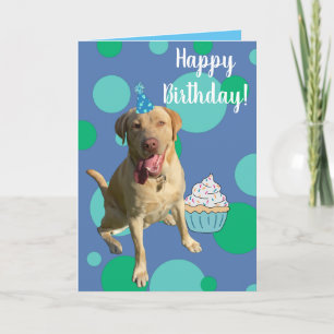 Carte d'anniversaire Dudley Labrador