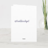 Carte d'anniversaire Dudley Labrador (Dos)