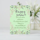 Carte d'anniversaire d'un ami (Debout devant)