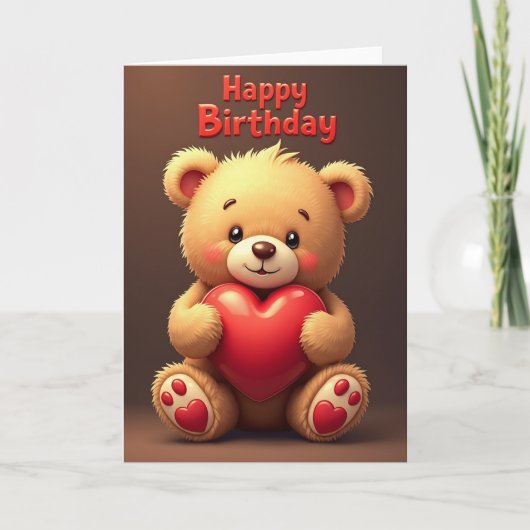 Carte d'anniversaire d'un ami charmant (Devant)