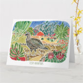 Carte d'anniversaire d'un ami spécial du désert au (Fleur jaune)