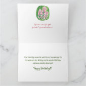 Carte d'anniversaire d'un ami spécial du désert au (Intérieur)