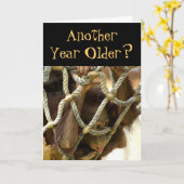 Carte d'anniversaire d'un an (Fleur jaune)