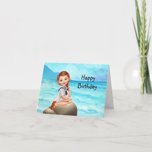 Carte d'anniversaire d'un enfant (Devant)