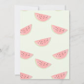 Carte d'anniversaire d'un Melon pour garçon ou fil (Dos)