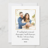 Carte d'anniversaire d'une aquarelle personnalisée (Dos)