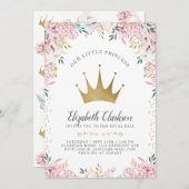 Carte d'anniversaire d'une petite princesse (Devant / Derrière)