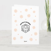 Carte d'anniversaire Dungeons & Dragons (Dos)