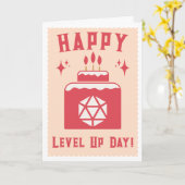 Carte d'anniversaire Dungeons & Dragons (Fleur jaune)