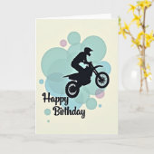 Carte d'anniversaire Dynamic Ride (Fleur jaune)