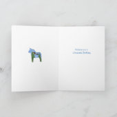 Carte d'anniversaire Eagle Horse (Intérieur)