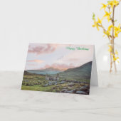 Carte d'anniversaire Écosse (Fleur jaune)