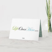 Carte d'anniversaire élégante : Collection (Dos)