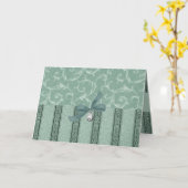 Carte d'anniversaire élégante : Collection (Fleur jaune)