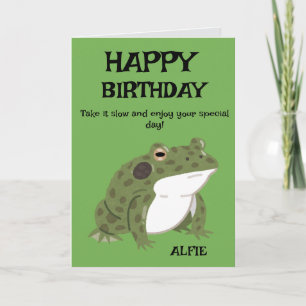Carte d'anniversaire élégante et drôle