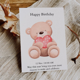 Carte d'anniversaire élégante et heureuse