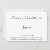 Carte d'anniversaire élégante et joyeuse (Devant)