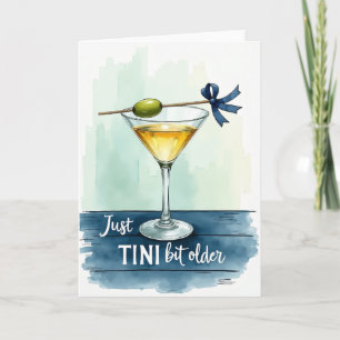 Carte d'anniversaire Élégante pour une Boisson