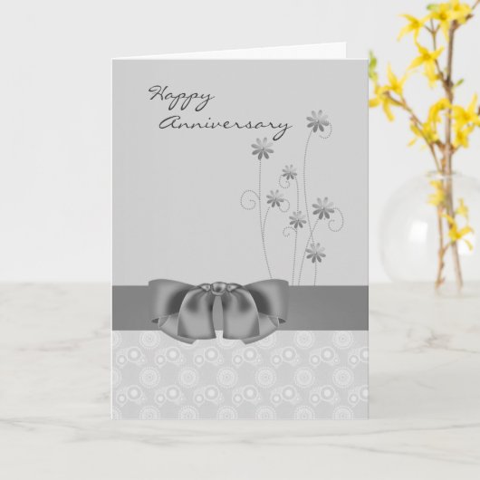 Carte d'anniversaire élégante - Usage général (Fleur jaune)