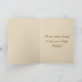 Carte d'anniversaire éléphant (Intérieur)