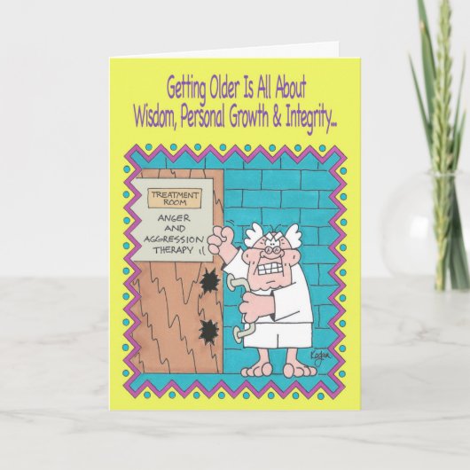 Carte d'anniversaire ÉMOTIVE de BONHEUR (Devant)