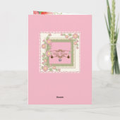 Carte d'anniversaire émouvante - Big Eye Girl (Dos)